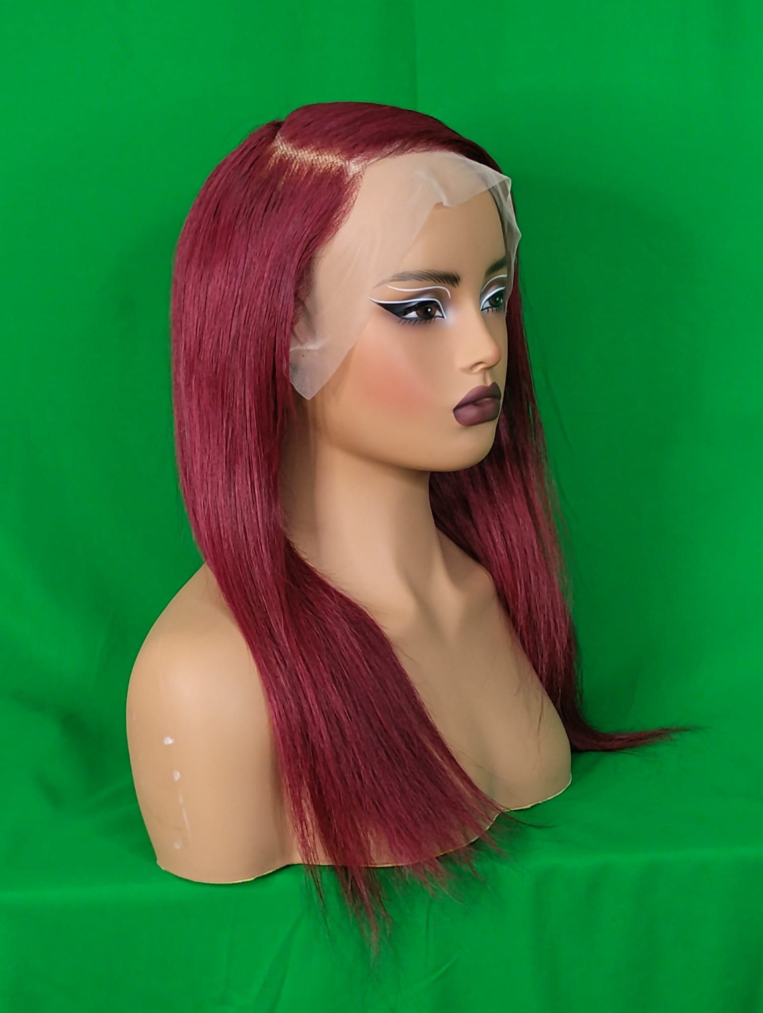 RF368 - 26 Inch - 99J 13x4 Frontal Lace Wig Straight