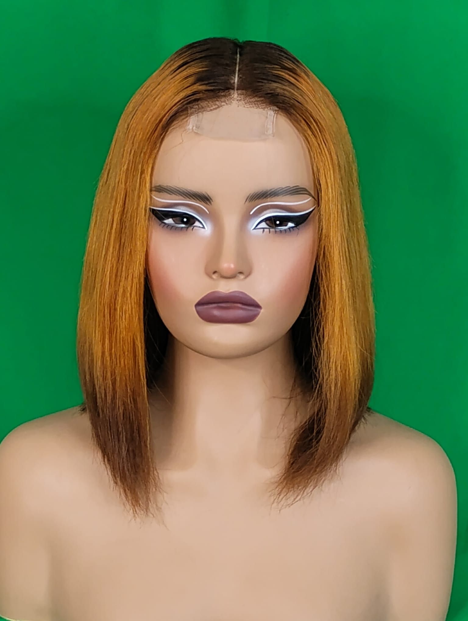 RF368 - 14 Inch -27 /4, 2x6 Frontal Wig Straight.