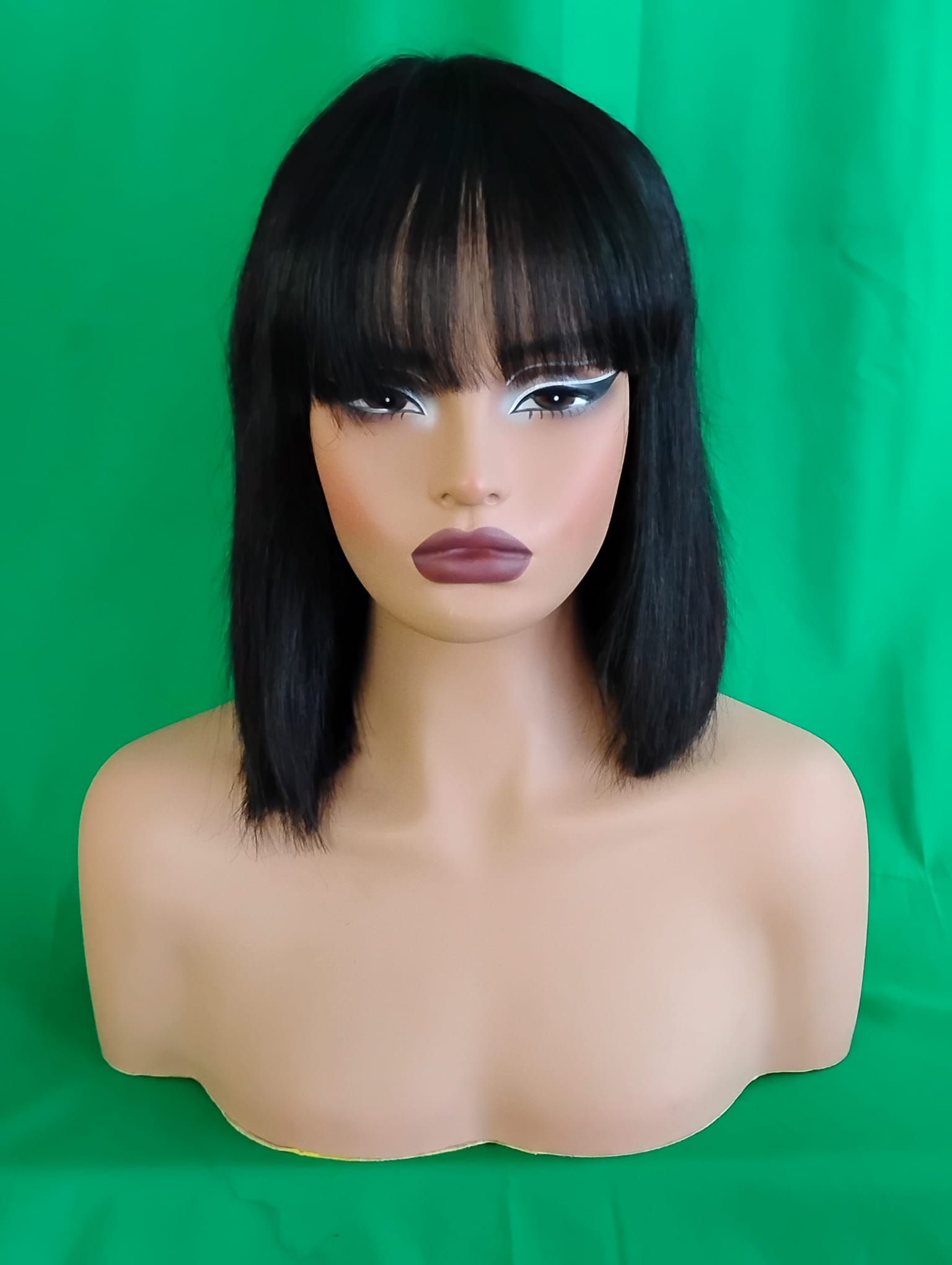 RF368 - 14 Inch Bang Wig Natural Black