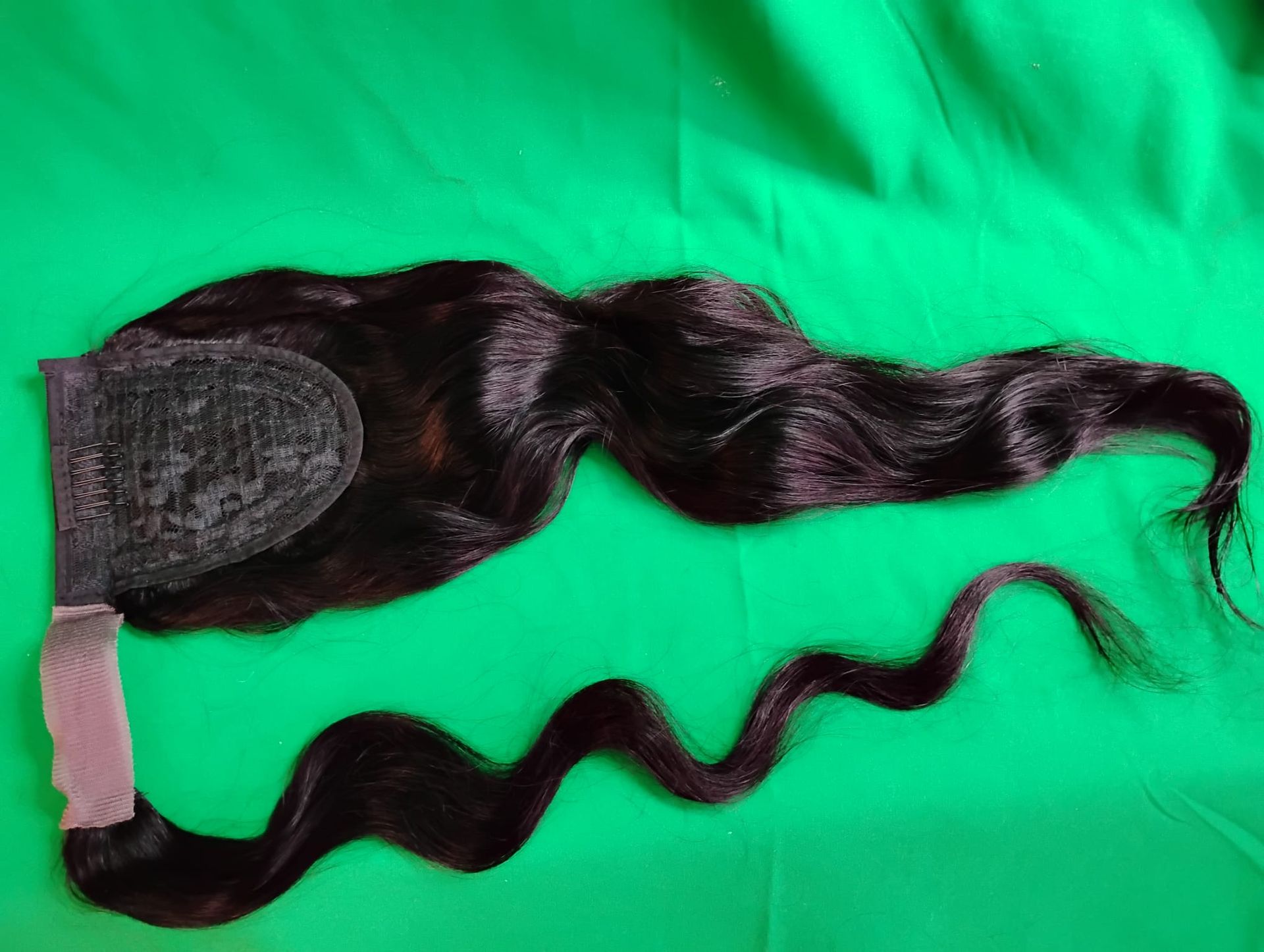 RF368- 22 Inches Body Wave National Black Drawstring Ponytail Human Hair