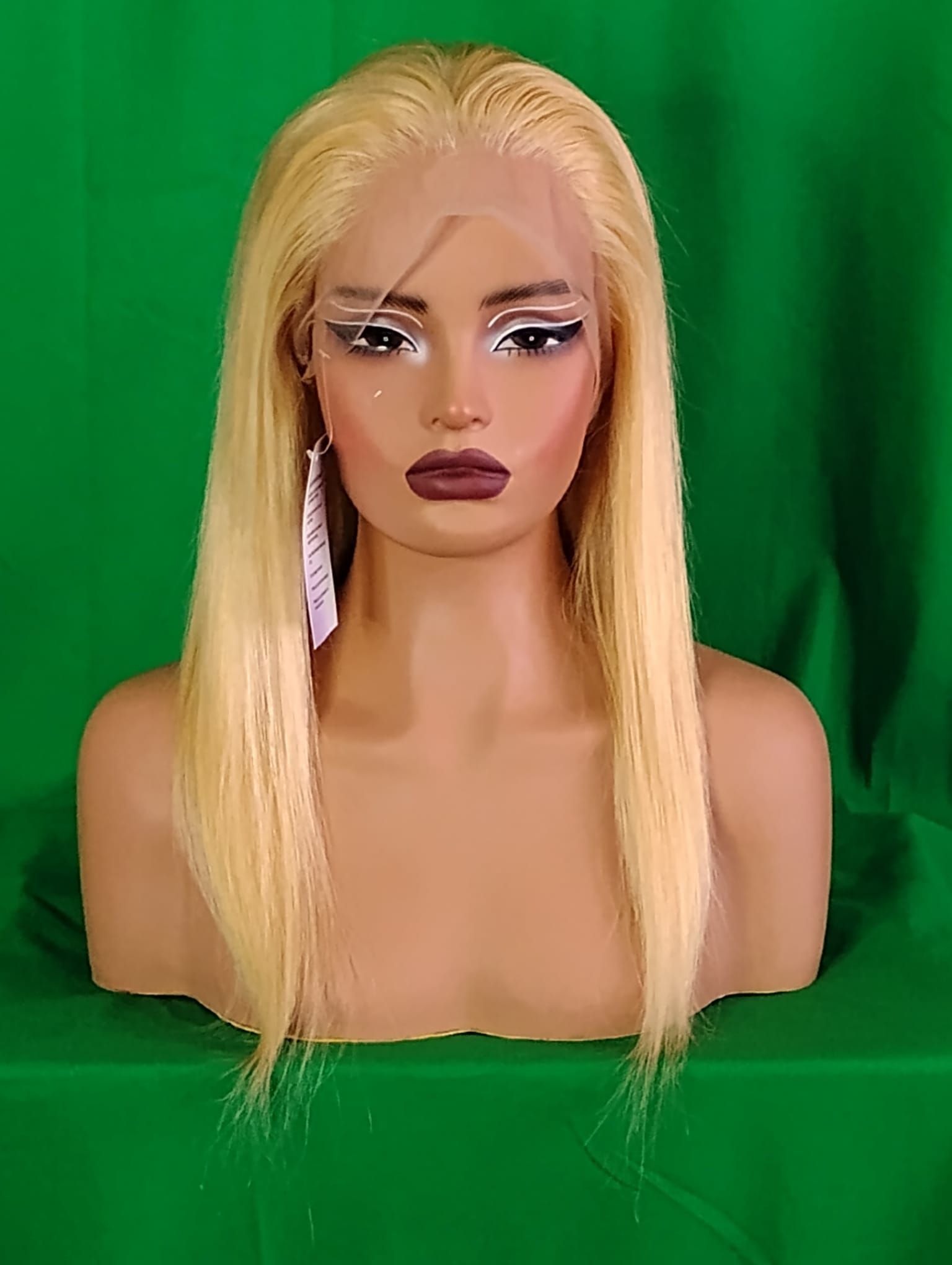 RF368 - 22 Inches 13x4 HD Transparent Lace Wig   613# Straight