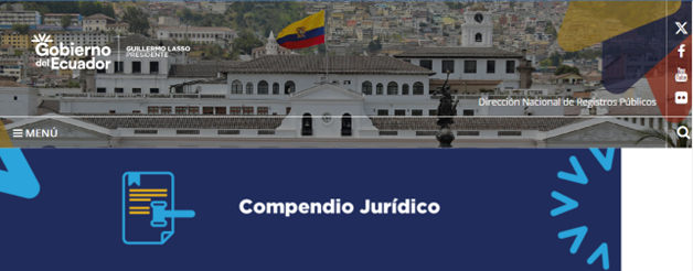 Sitio web Dinardap