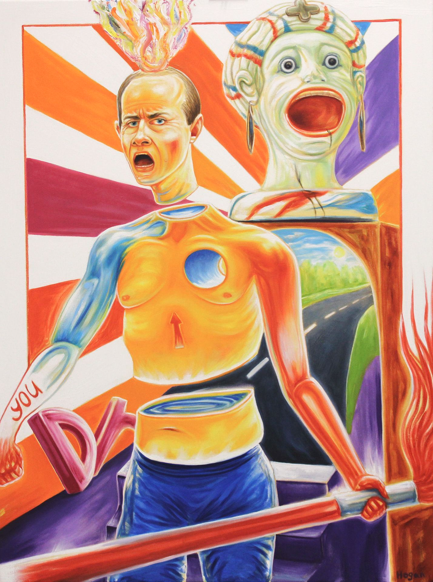 john hogan self portrait