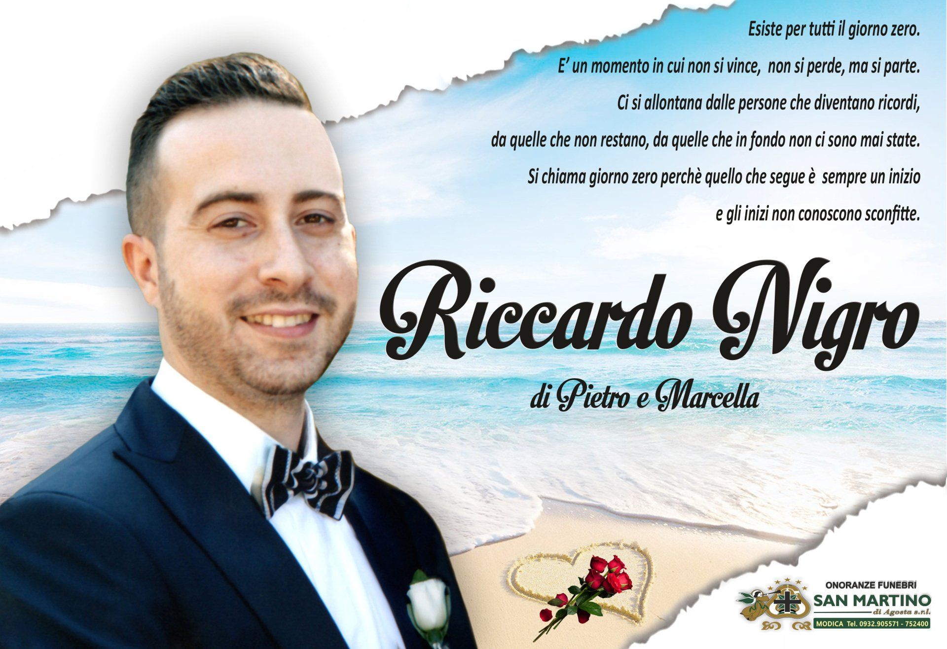 necrologio Riccardo Nigro