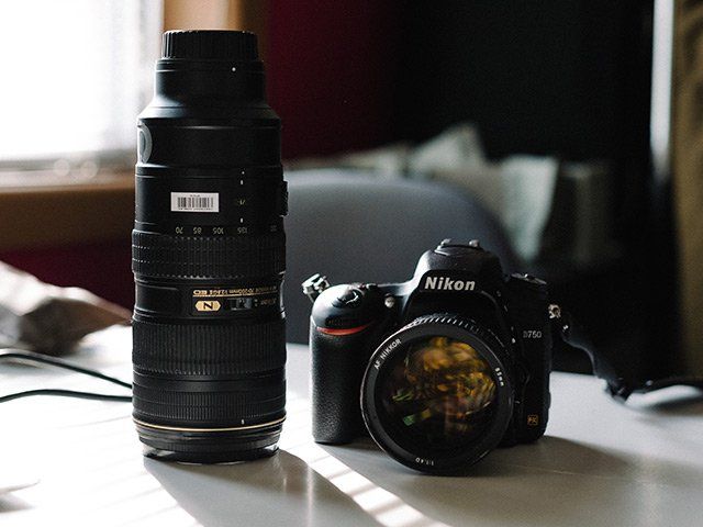 Image of a camera and film