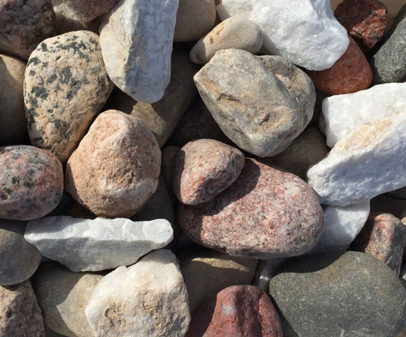 White Blend stones