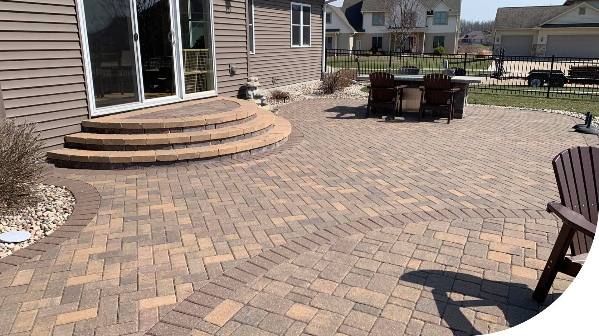 pavers vs concrete patio Wisconsin
