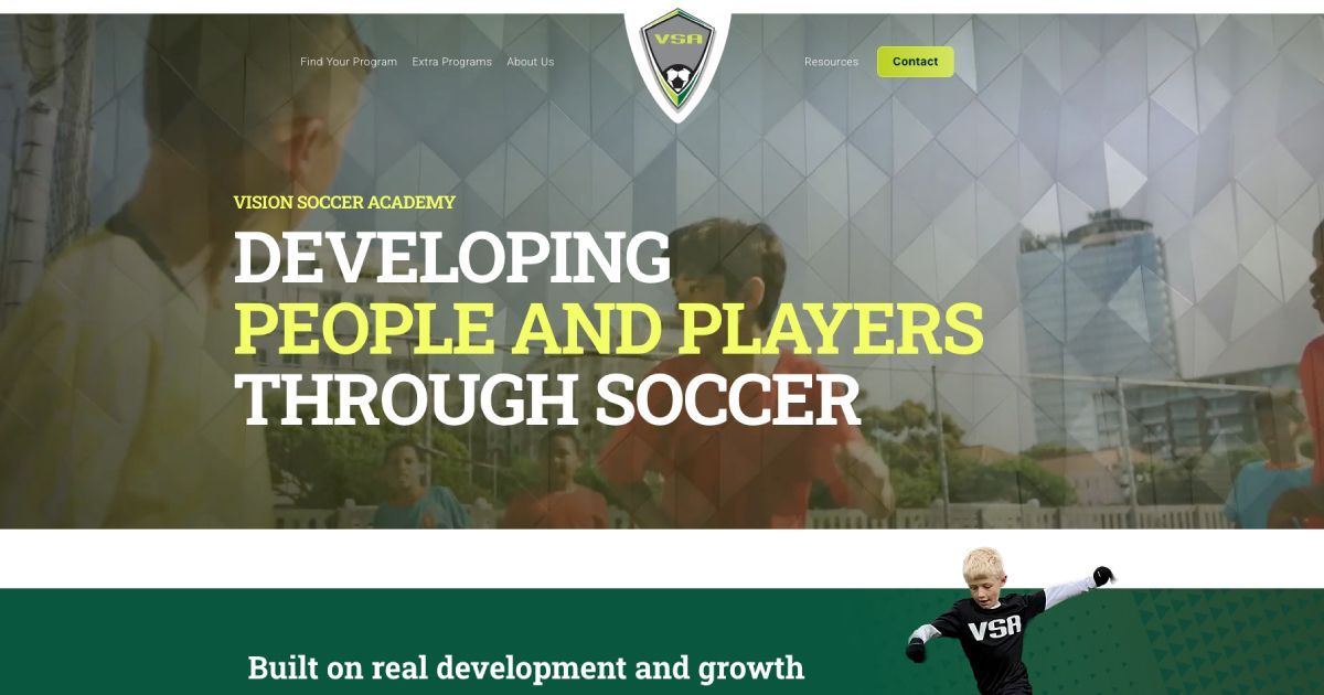 Vision Soccer Academy - Timberline Complex logo