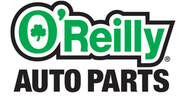 The logo for o'reilly auto parts is green and black