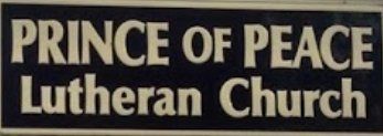 A sign for the prince of peace lutheran church