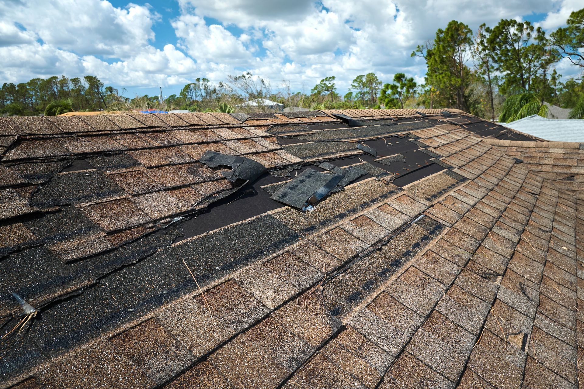 roof damages after winter