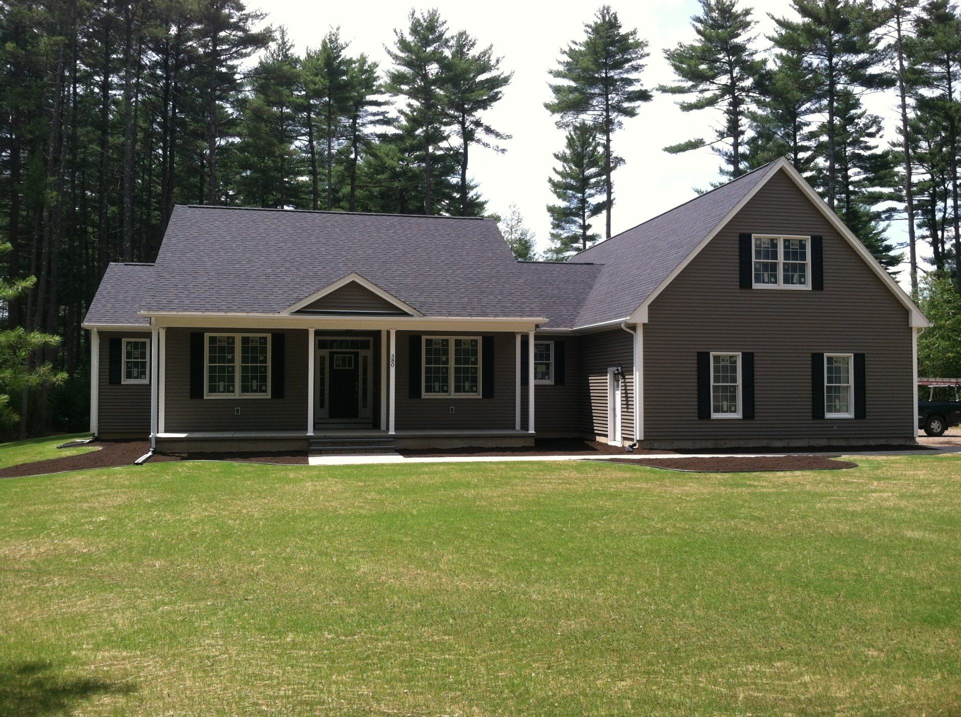 Roof replacement on a home in Northampton Massachusetts by Roberts Roofs Inc
