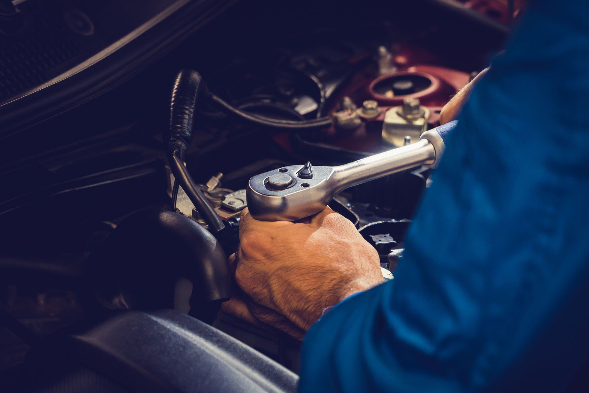 Mechanic Repairing a Car — Vancouver, WA — Alpine Collision & Auto Repair