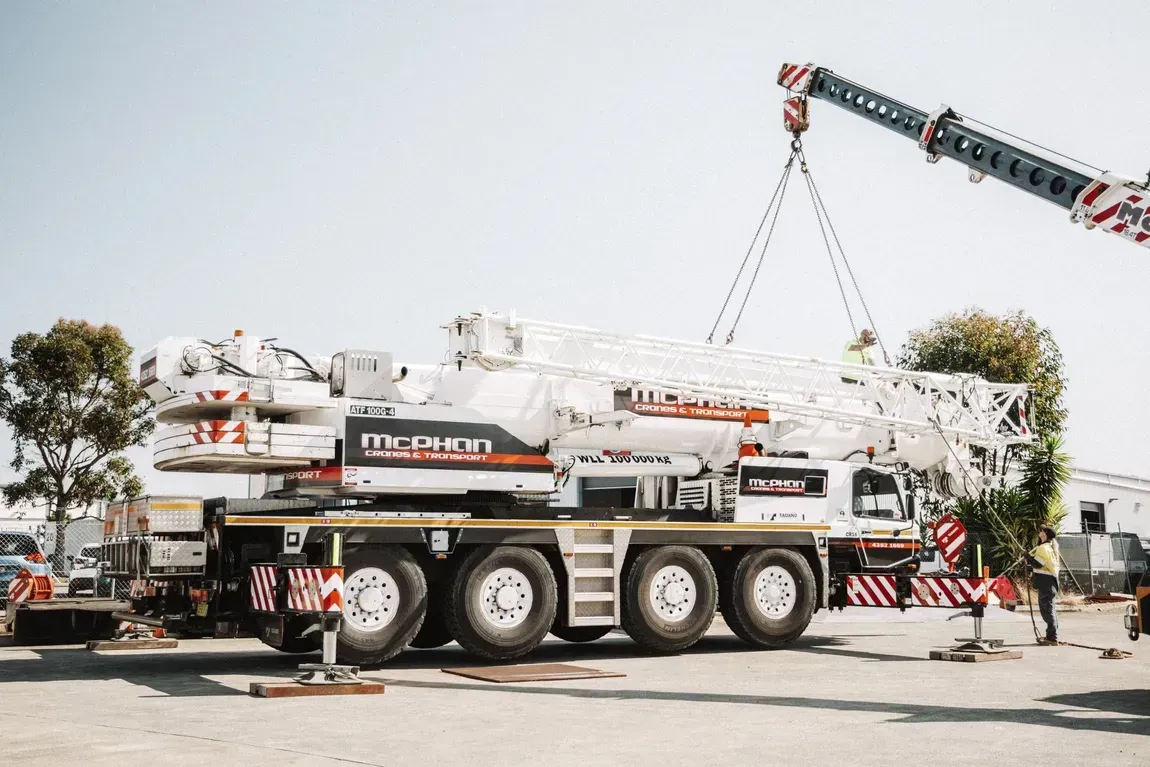 Mobile Crane Off-Road Capability — Wyong, Nsw — Mcphan Cranes & Transport