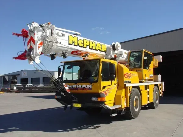 Industry Background. Mobile Crane Truck and Blue Sky— Wyong, Nsw — Mcphan Cranes & Transport
