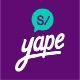 Logotipo de Yape: fondo morado con un 