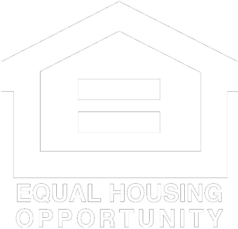 Equal Housing Opportunity logo with a house outline and equal sign in the center
