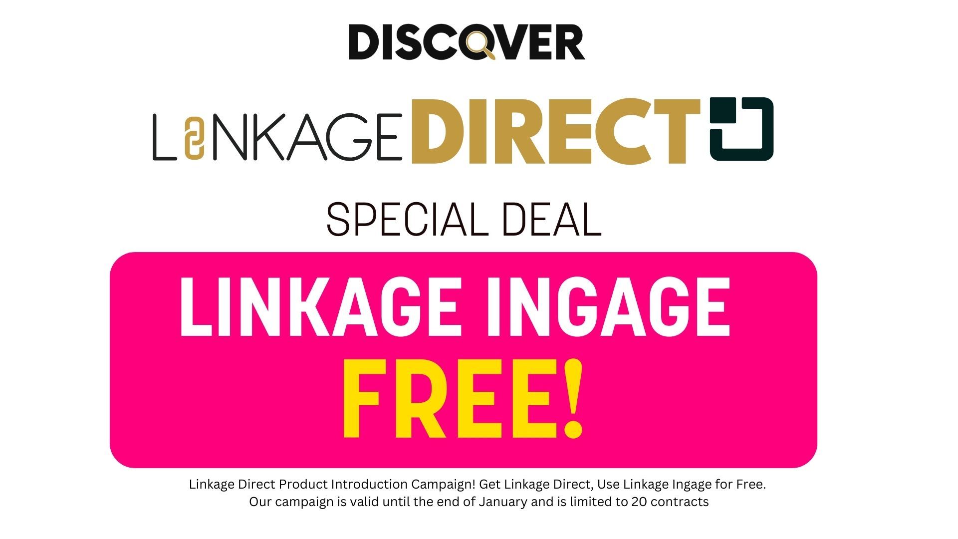 Kick Off 2024 with FREE Email Marketing! Linkage Direct + Ingage Offer