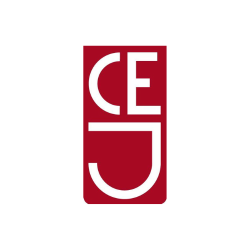 Red rectangular logo with white letters