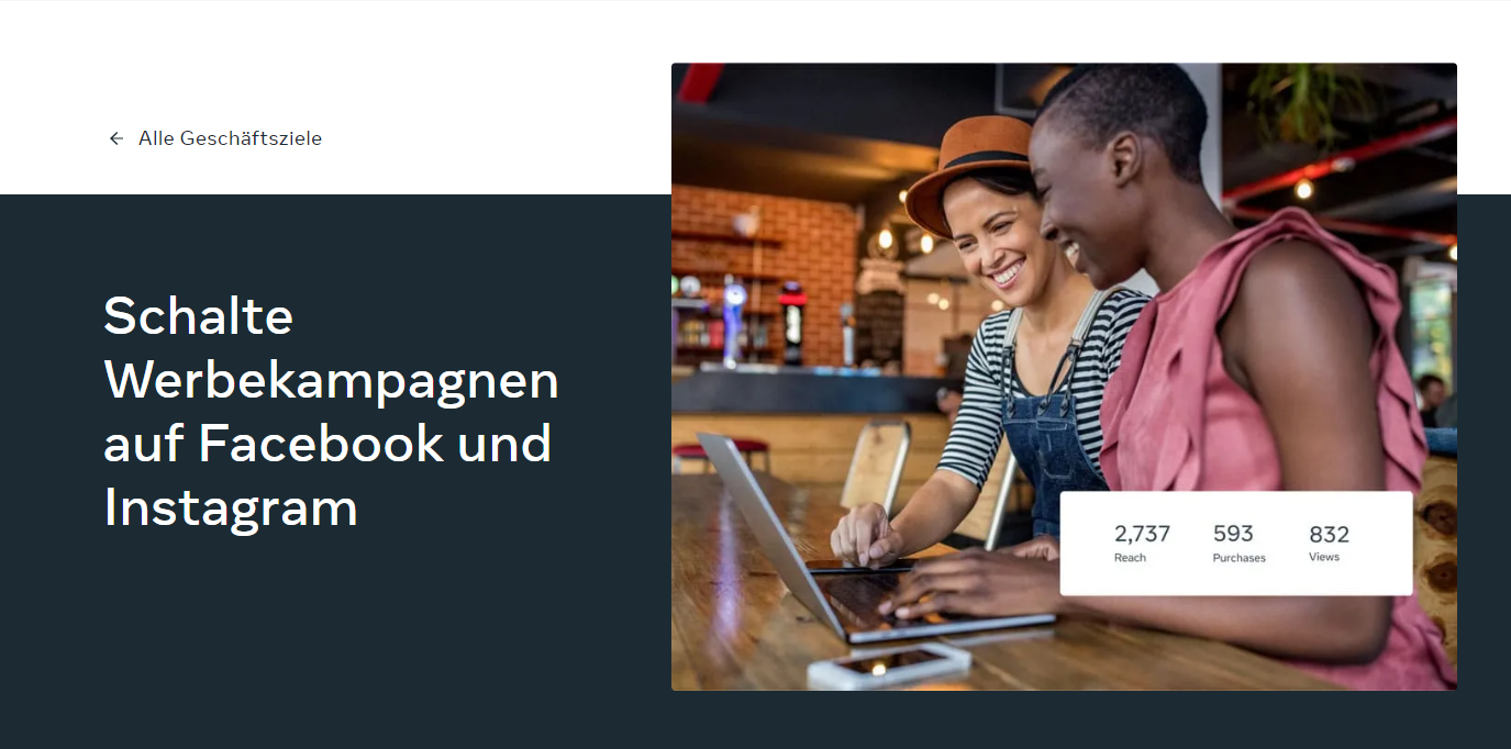 Werbung bei Meta und die verschiedenen Formate