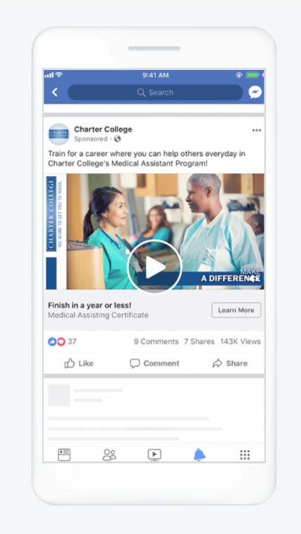 Slideshow Ads im Facebook Konto