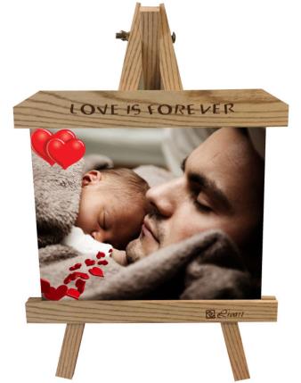 כן ציור עם הדפס שוכב