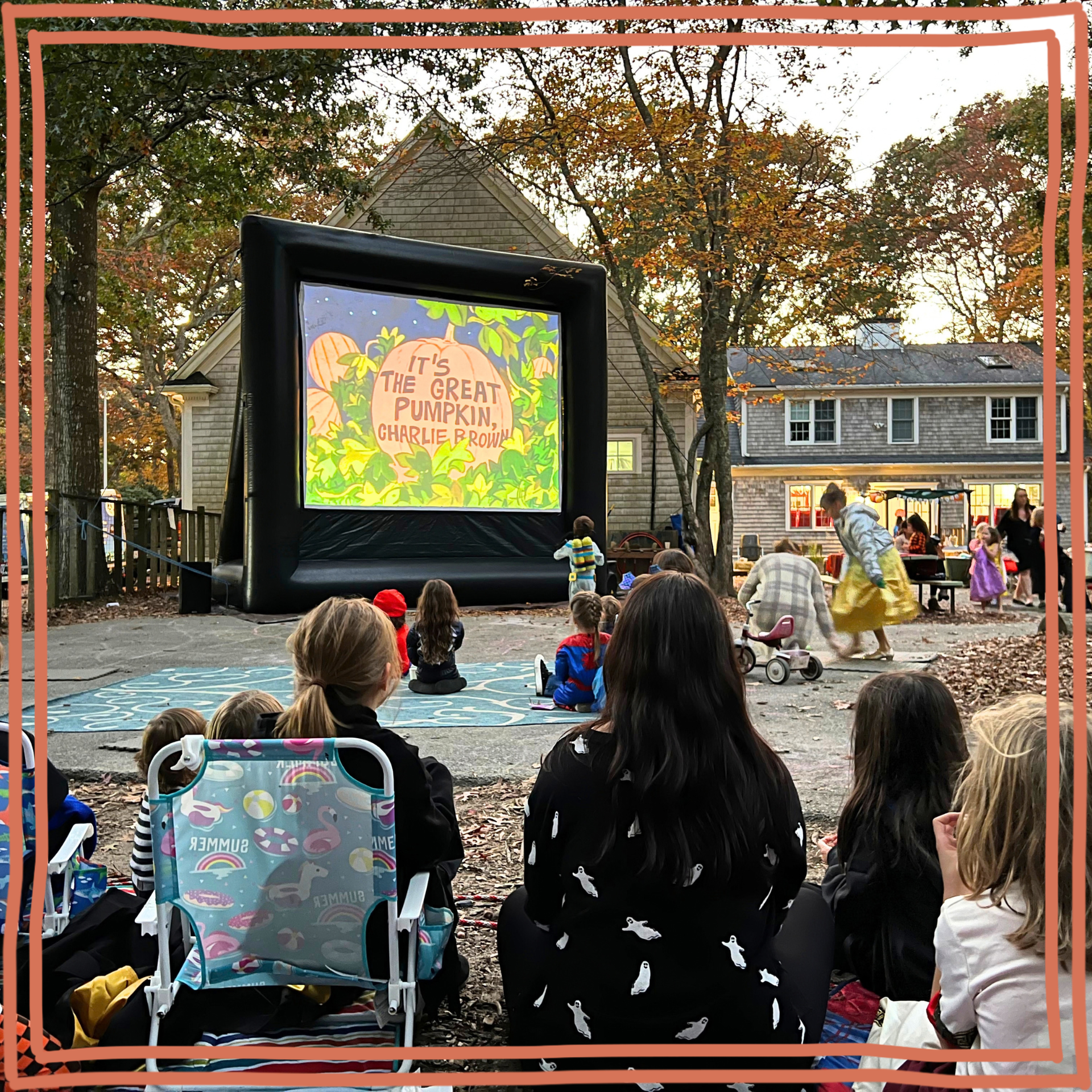 Fall festival refreshment set up