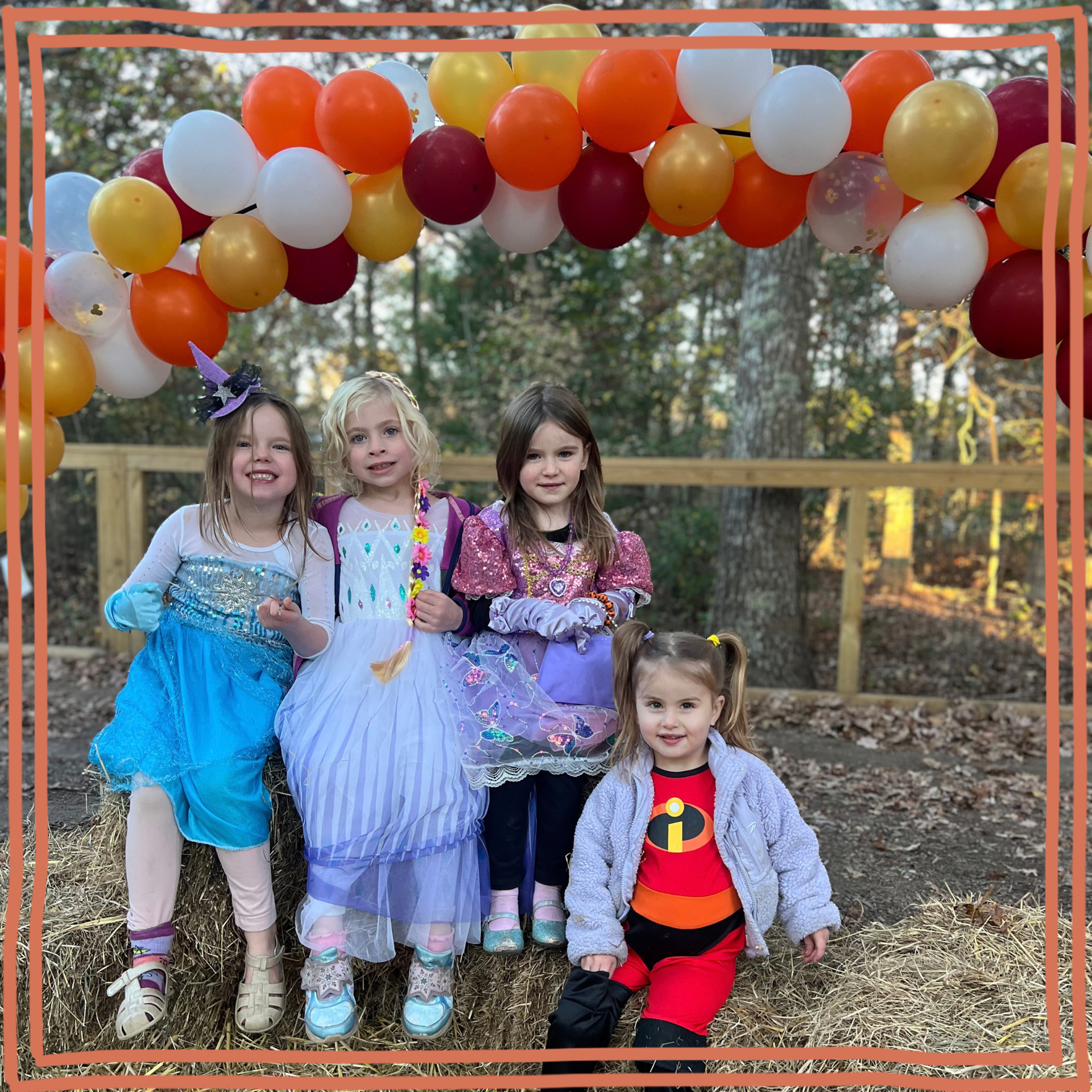 sandwich montessori school students in costumes