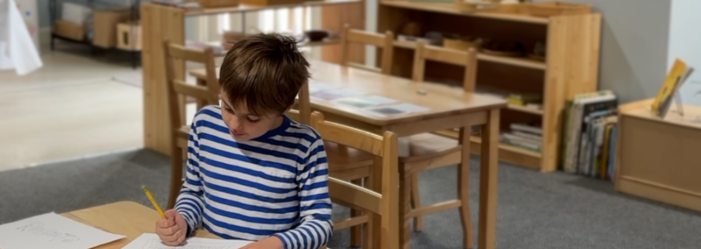 What an example montessori daily schedule looks like in an elementary classroom.