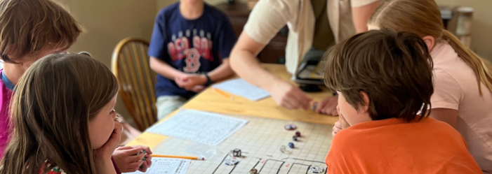 Dungeons and dragons for kids at Sandwich Montessori on Cape Cod