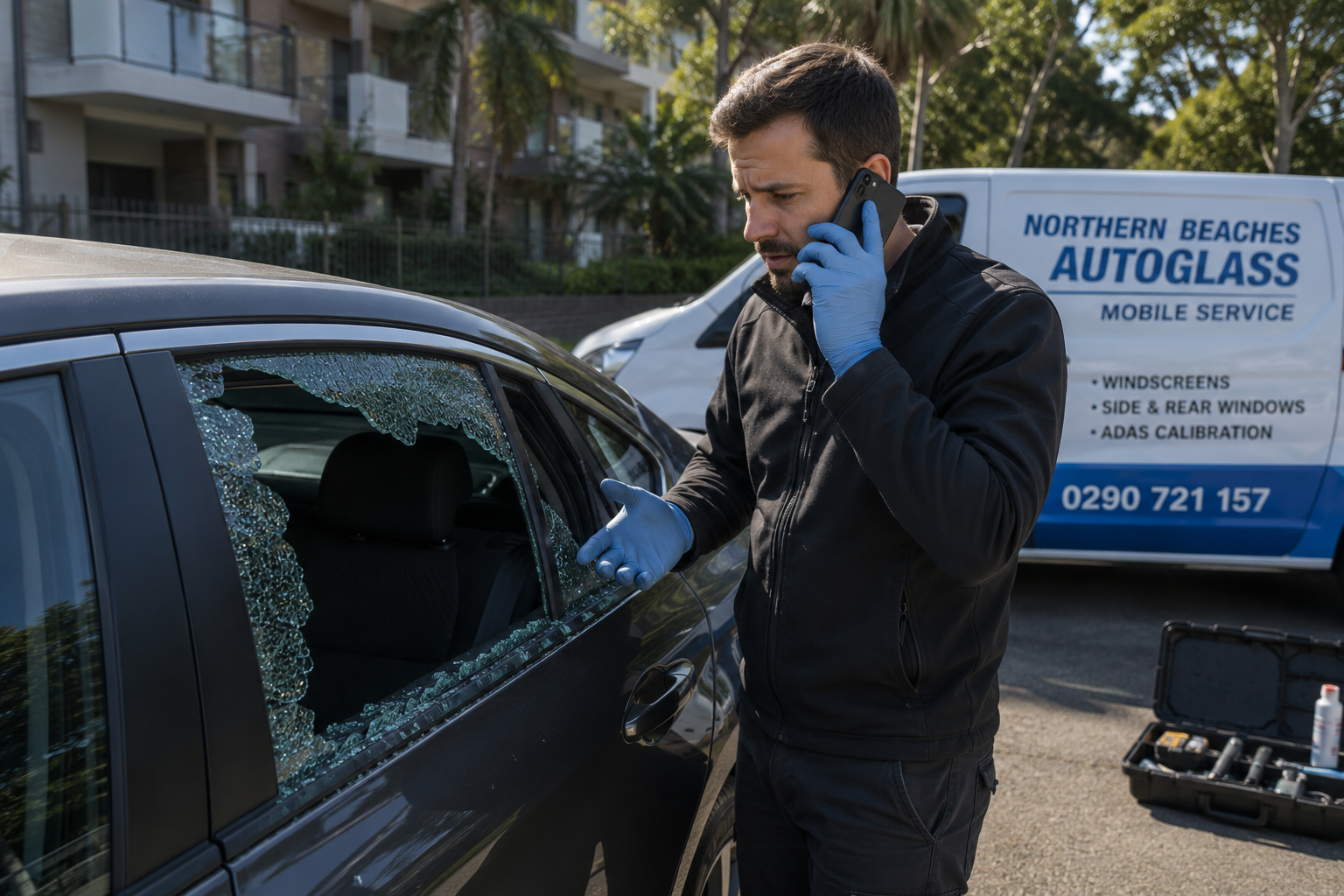 Car Window Is Smashed