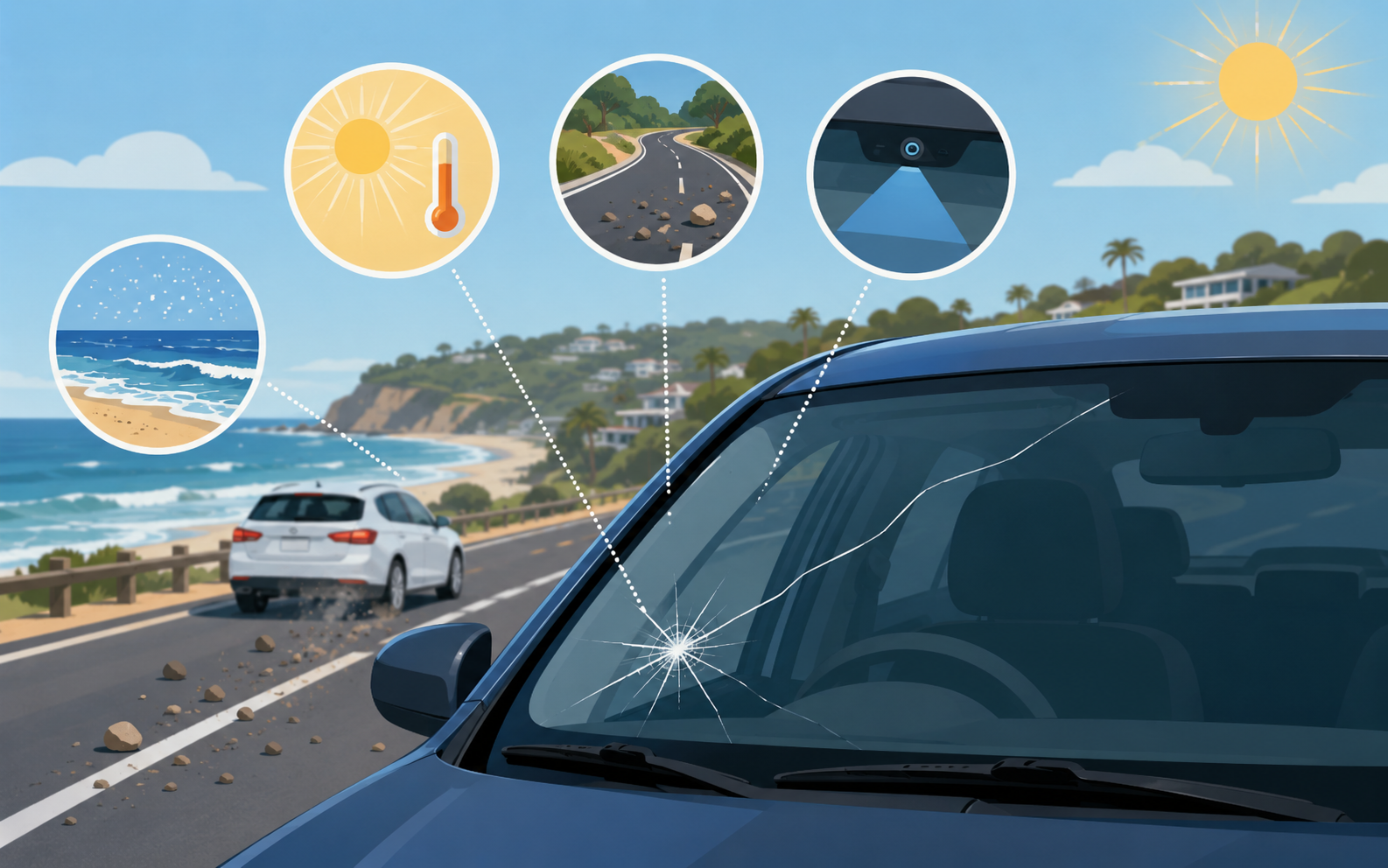 Northern Beaches Drivers Get More Windscreen Damage