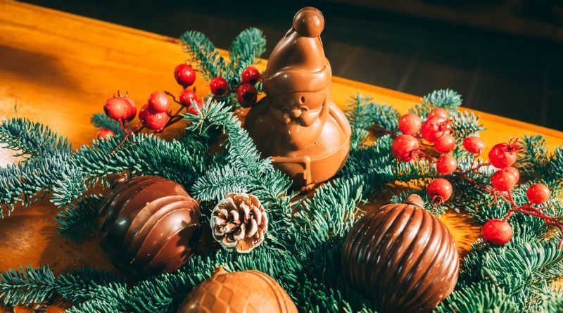 Statuette natalizie di cioccolato