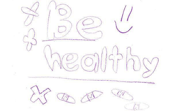 Purple drawing: 