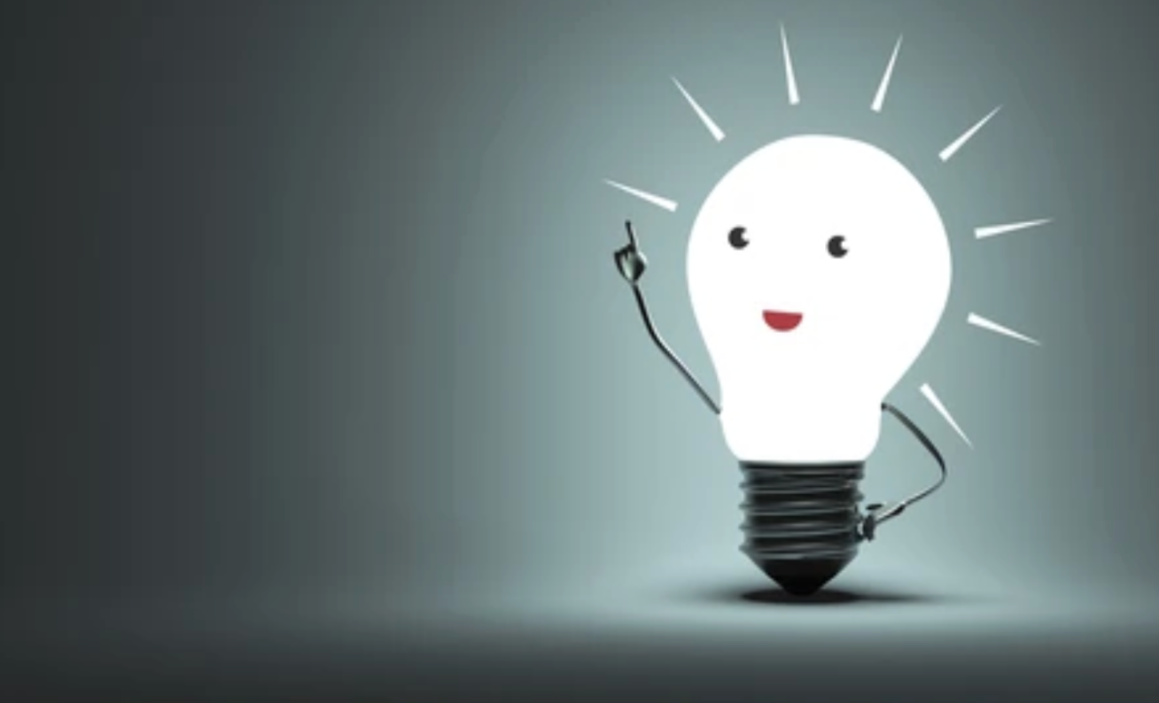 Image of a cartoon lightbulb