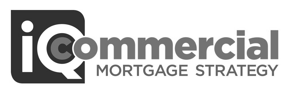 Logo for iCommercial Mortgage Strategy. Black square with
