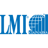 LMI Canada logo with blue globe, bar graph, and text.