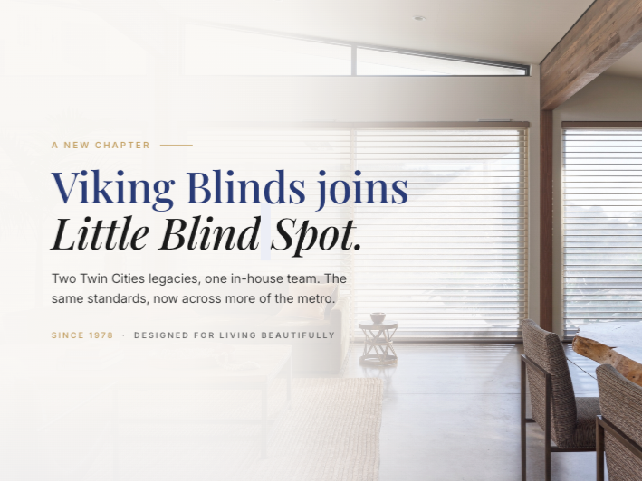 Viking Blinds joins Little Blind Spot