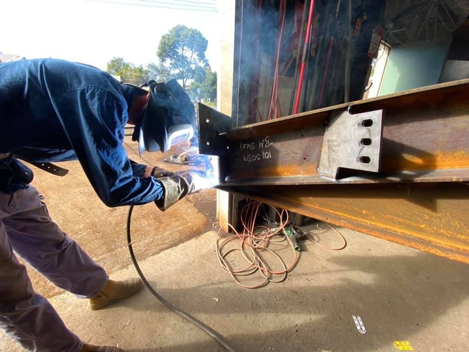 Steel Beams — BM Steel Fabrication In Forster, NSW