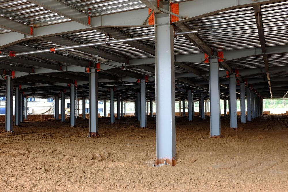 Installed Steel Columns — Custom Metal Fabrication in Forster, NSW