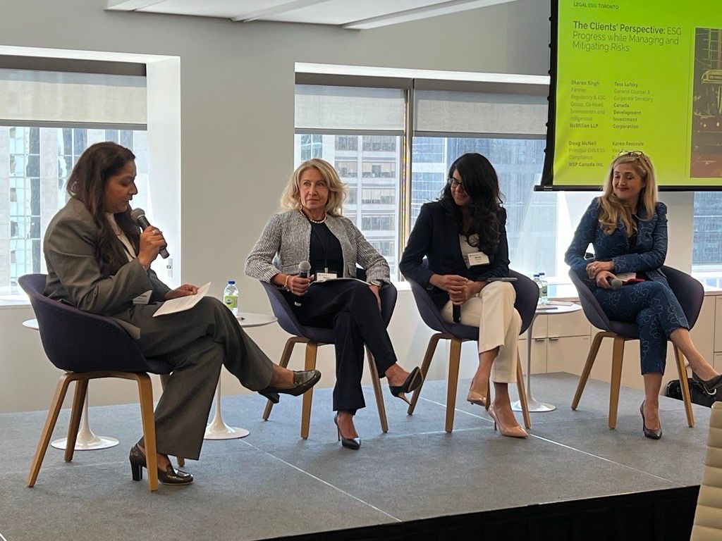 Legal ESG Toronto Event for Legal Professionals