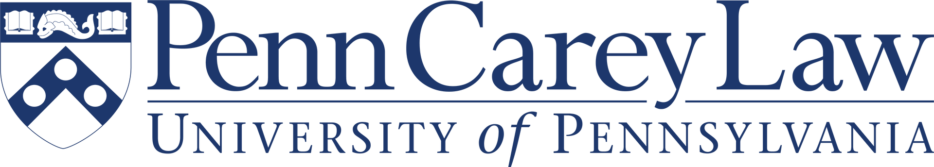 The Penn Carey Law logo: the university crest alongside the text