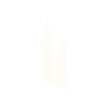 Faint abstract image of two pale vertical shapes on a white background