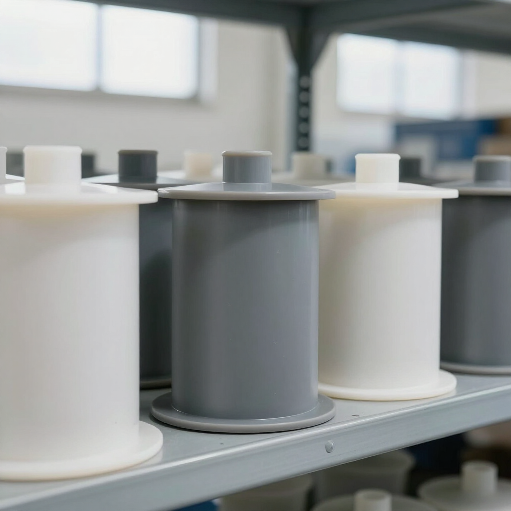 Carretes de plástico industriales para evitar paros de producción
