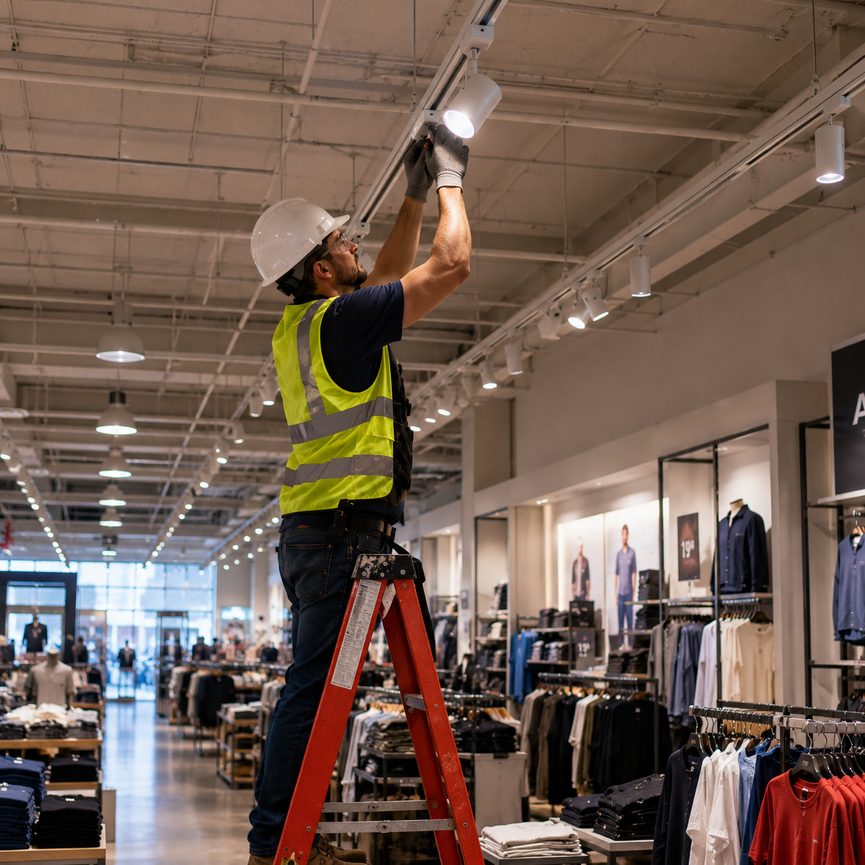 Retail Lighting Control Installation