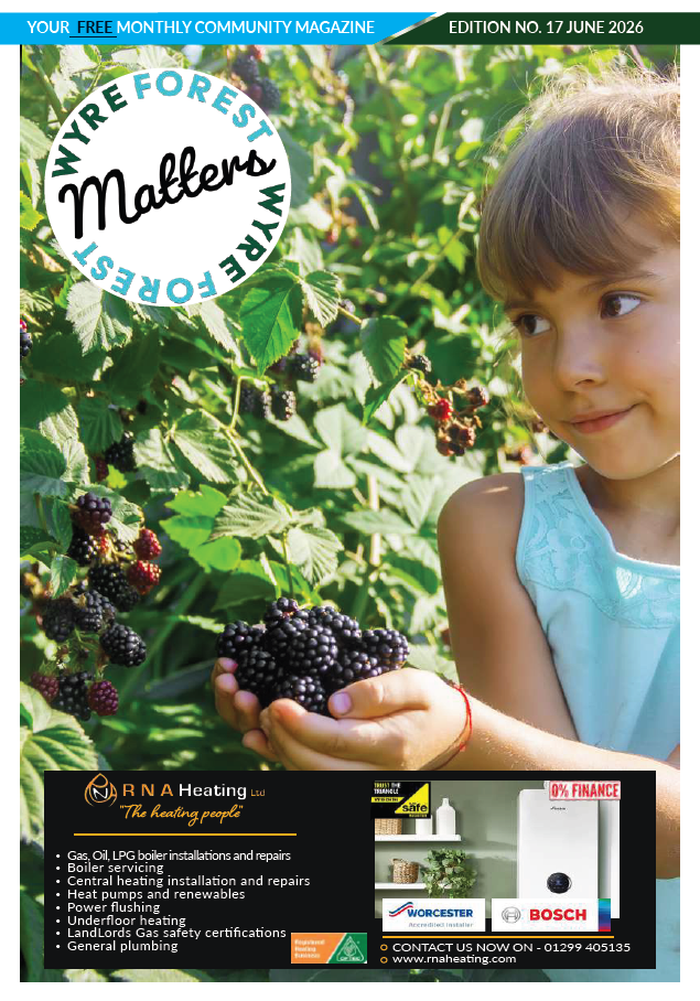 Front cover of the June 2026 issue of Wyre Forest Matters Magazine.