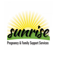 Sunrise Pregnancy & Family Support Services logo: Text