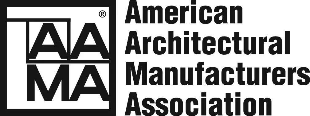 AAMA logo with black “American Architectural Manufacturers Association” text and a boxed AAMA emblem