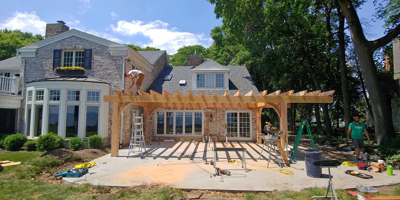 pergola installation neenah wi