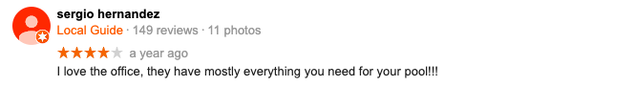 Social media comment praising a pet with a heart and stars emoji, under a post from an orange avatar.